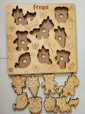 Unicorn wooden puzzle