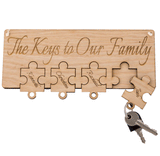 Keys to Our Family Jigsaw Key Holder