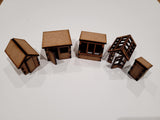 'OO' Gauge Garden Shed set