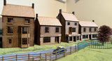 'OO' Gauge Georgian Village store & Post office laser cut kit. Model Railway.