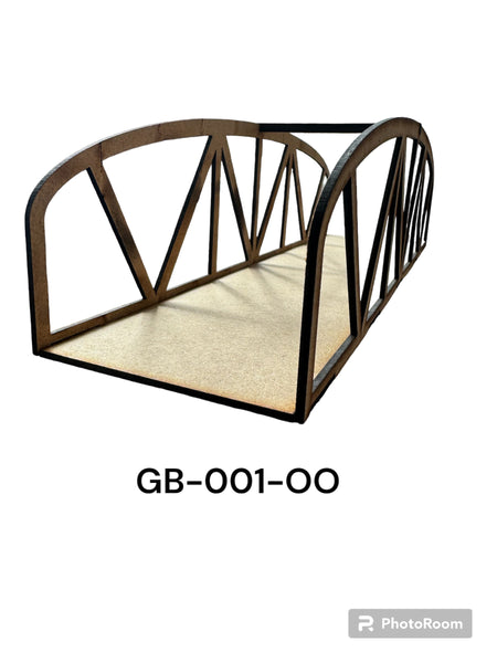 Single Track Girder Bridge - OO gauge 1:76 Scale.