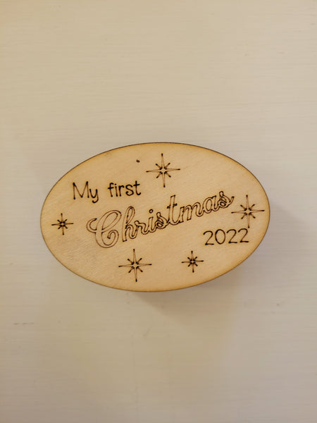 Personalised christmas keepsake box