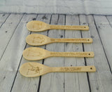 Themed wooden spoons (individual)